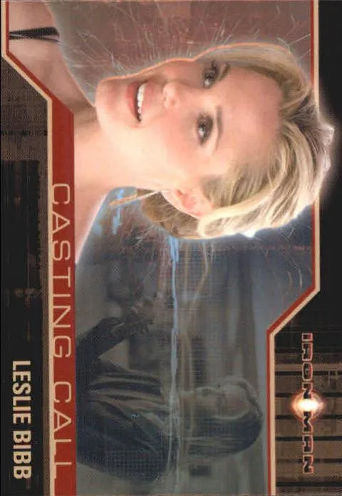 Leslie Bibb as Christine Everhart best rookie card - Iron Man