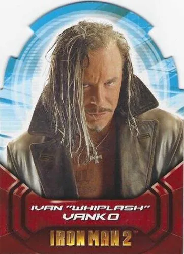 Mickey Rourke as Ivan Vanko best rookie card - Iron Man 2