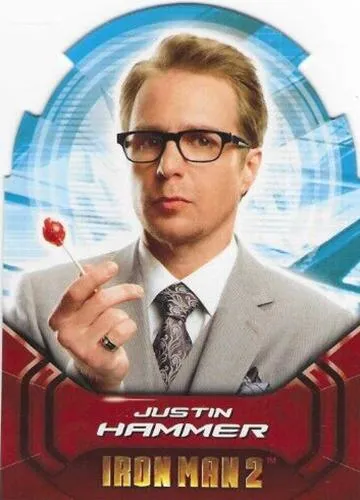 Justin Hammer best rookie card - Sam Rockwell - Iron Man 2