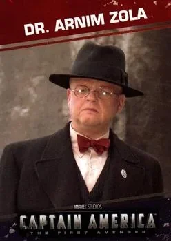 Toby Jones as Arnim Zola debut card - Captain America The First Avenger