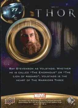 Volstagg - Ray Stevenson - back