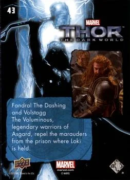 Fandral - Zachary Levi - back