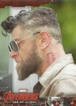 Andy Serkis as Ulysses Klaue debut card - Avengers Age of Ultron