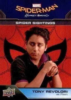 Flash Thompson debut card - Toni Revolori - Spider-Man Homecoming