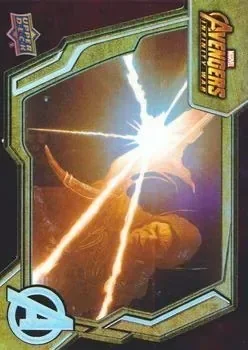 Corvus Glaive debut card - Michael James Shaw - Avengers Infinity War