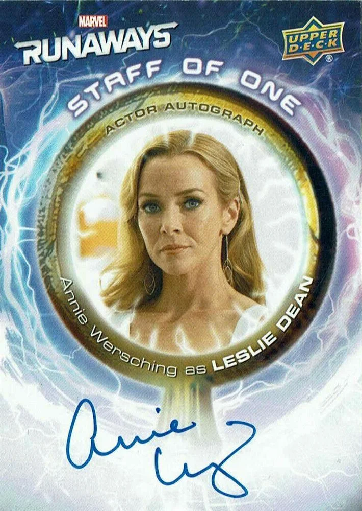 Leslie Dean debut card - Annie Wersching - Runaways