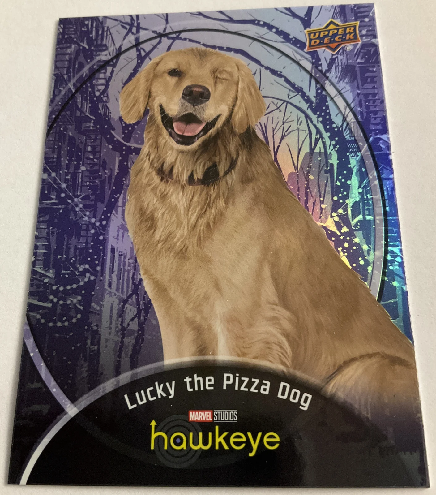 Jolt as Lucky the Pizza Dog debut card - Marvel Studios 2022