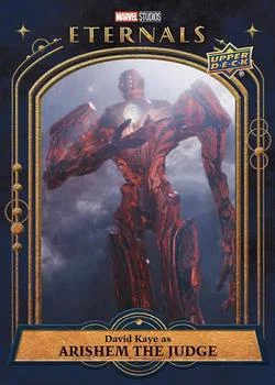 David Kaye as Arishem the Judge debut card - Eternals