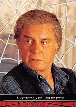 Uncle Ben debut card - Cliff Robertson - Spider-Man