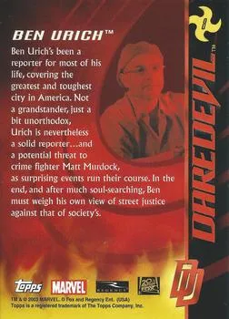 Ben Urich - Joe Pantoliano - back