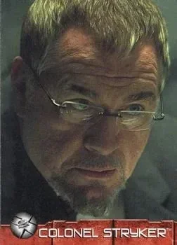 Colonel Stryker debut card - Brian Cox - X2: X-Men United