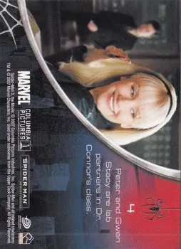 Gwen Stacy best rookie card - Bryce Dallas Howard - Spider-Man 3 - back