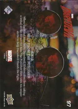 Frank Castle debut card - Jon Bernthal - Daredevil Seasons 1 & 2 - back